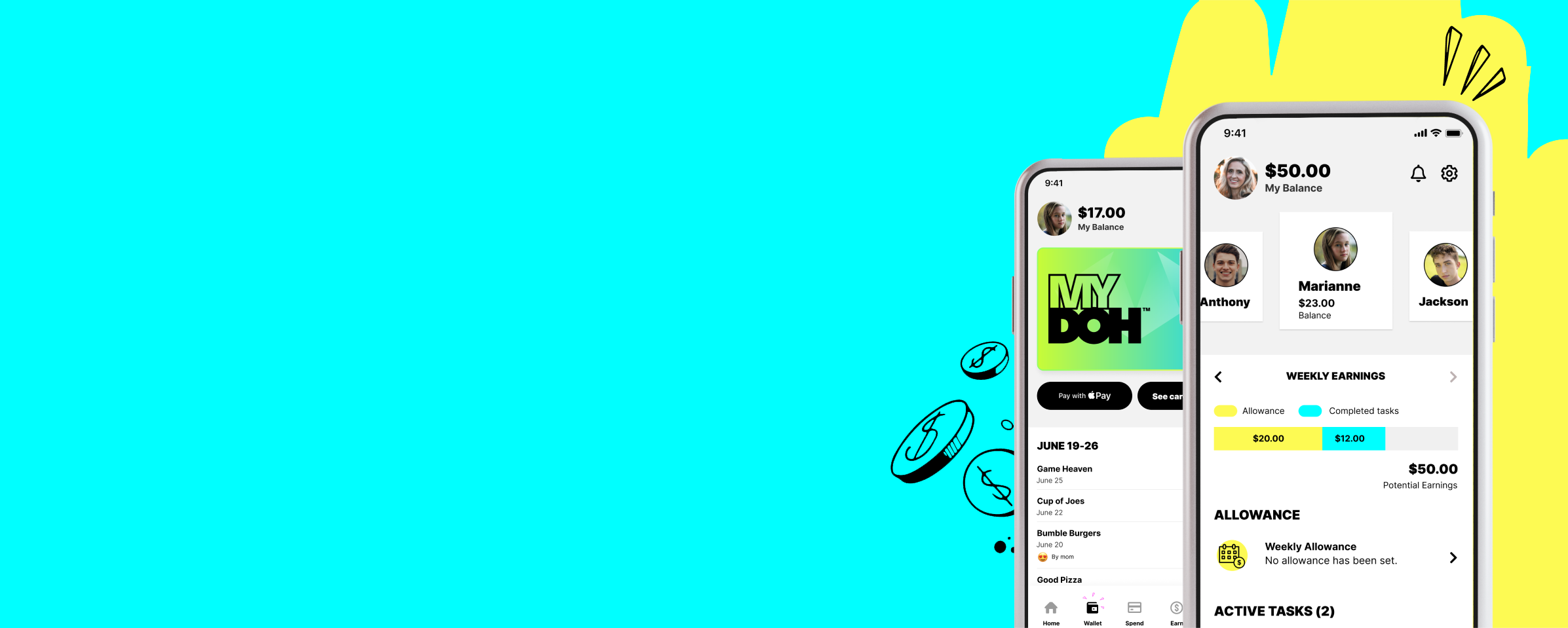 phones with myDoh tool