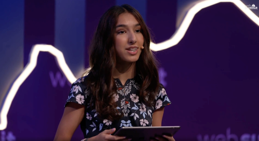 A photo of Naila Moloo, a teen climate activist