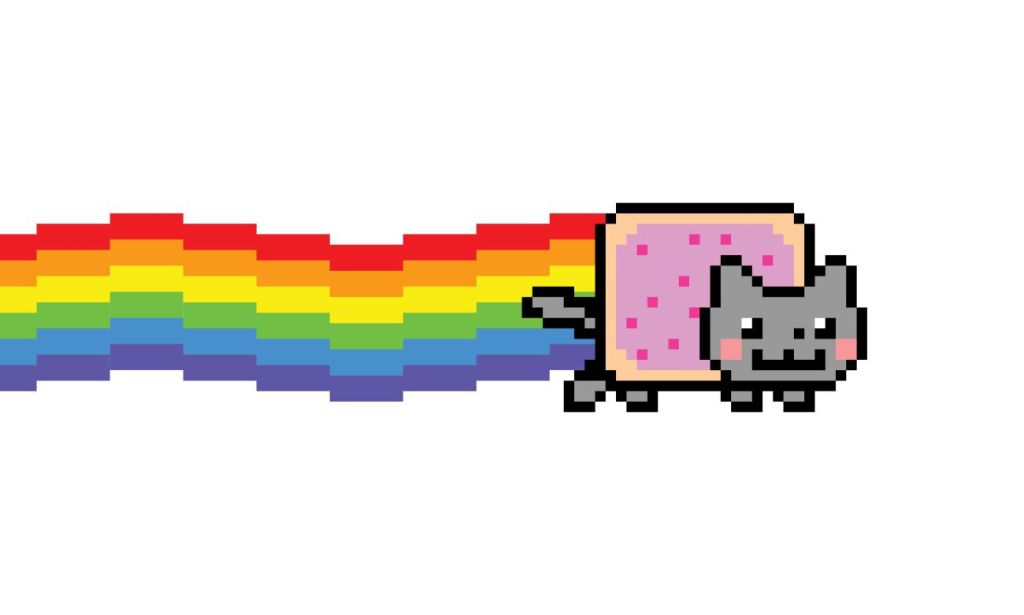 The popular nyan cat NFT 