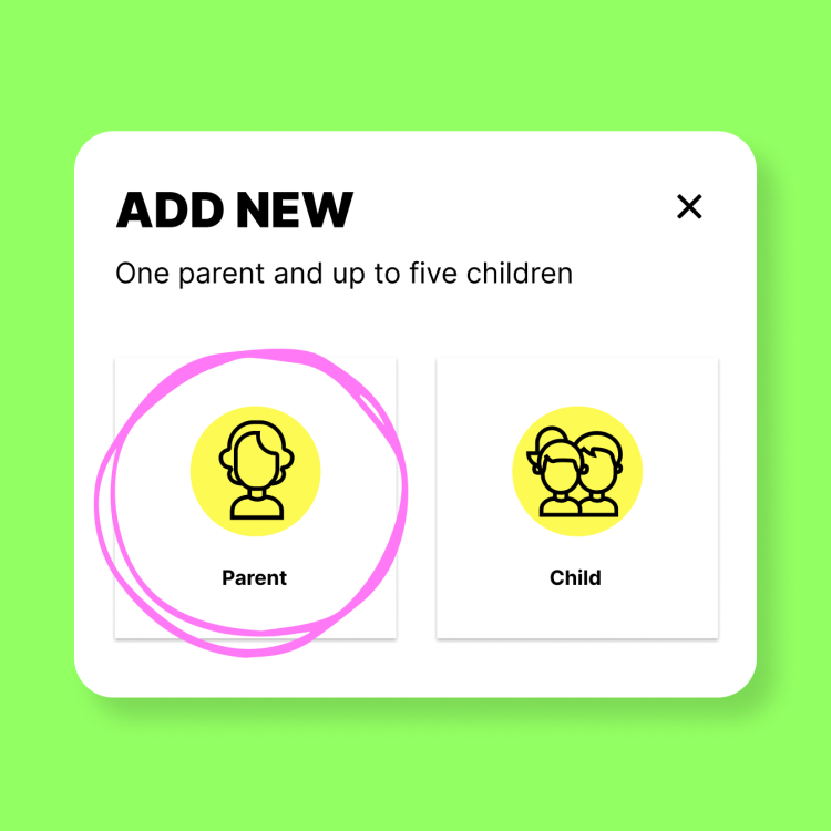 add a parent step 4