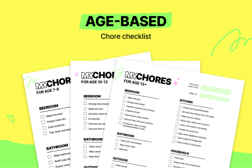 Age-based chore charts