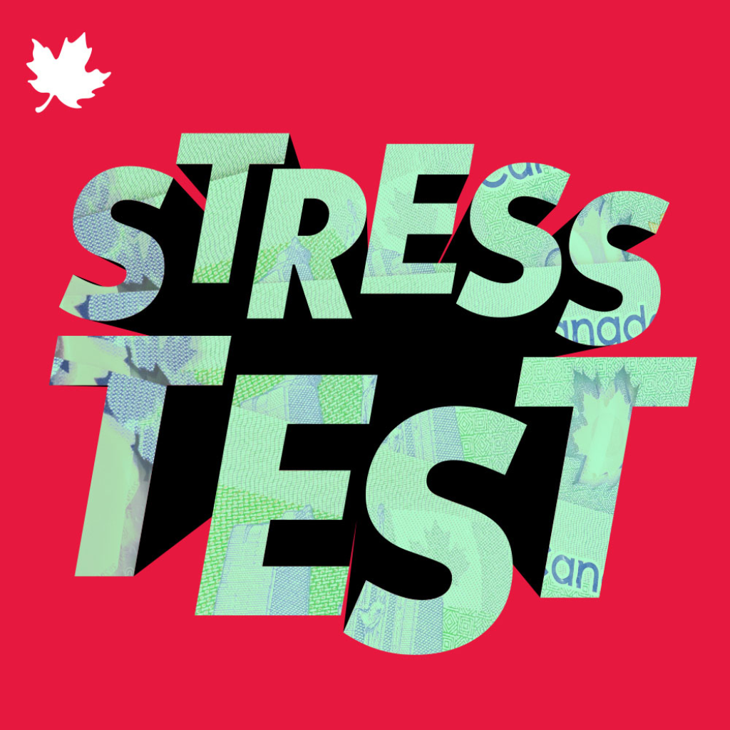 image of stress test podcast visual