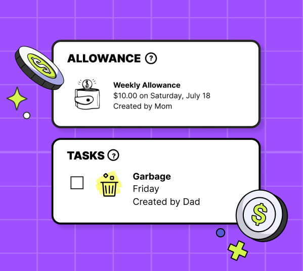 Mydoh App - Weekly allowance and tasks