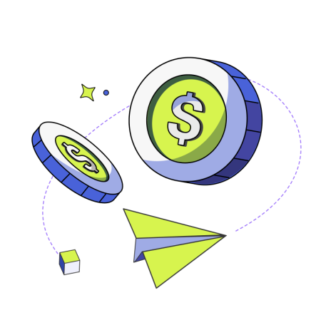 Transfer money instantly