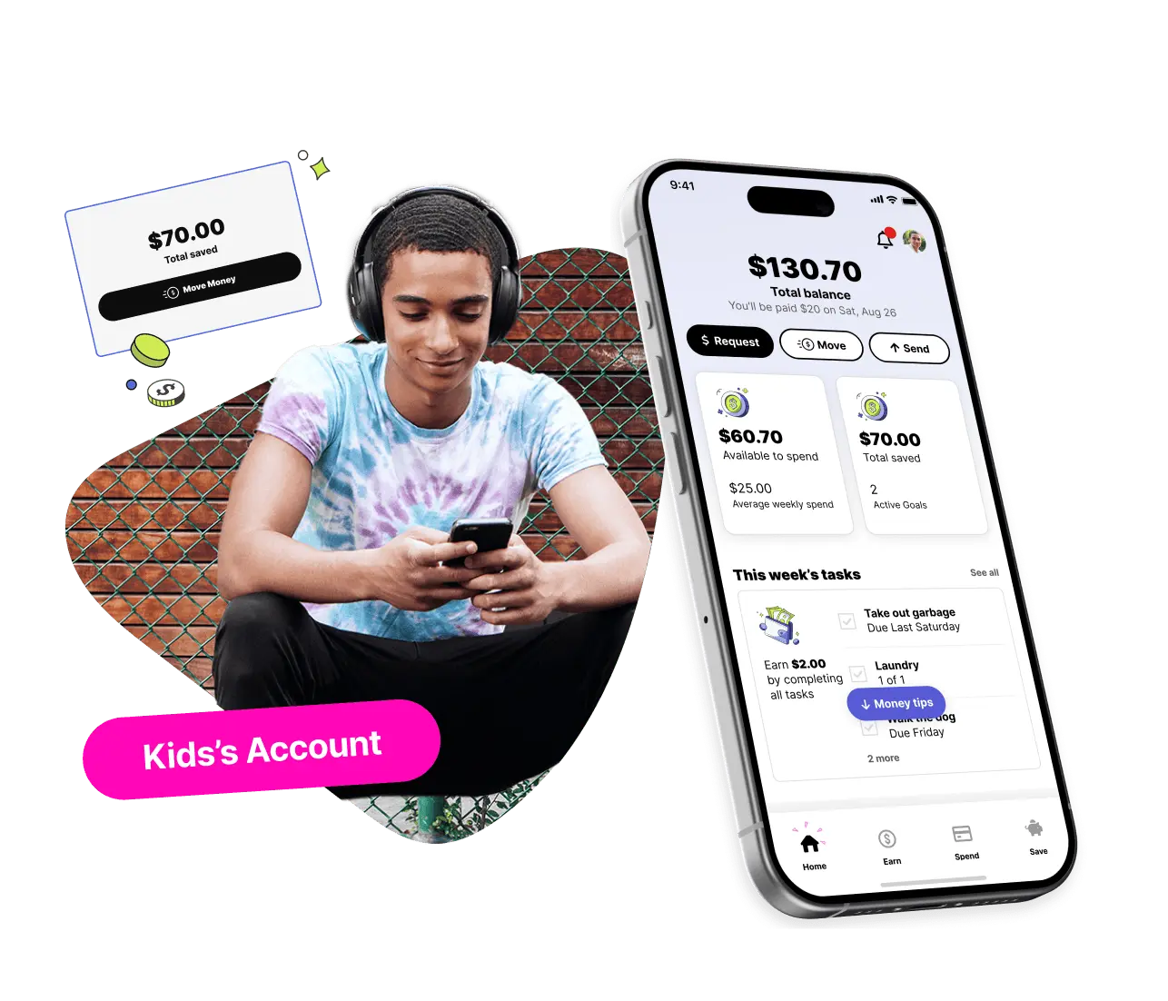 Parents oversee the flow of money and get to coach their kids on how to use it.