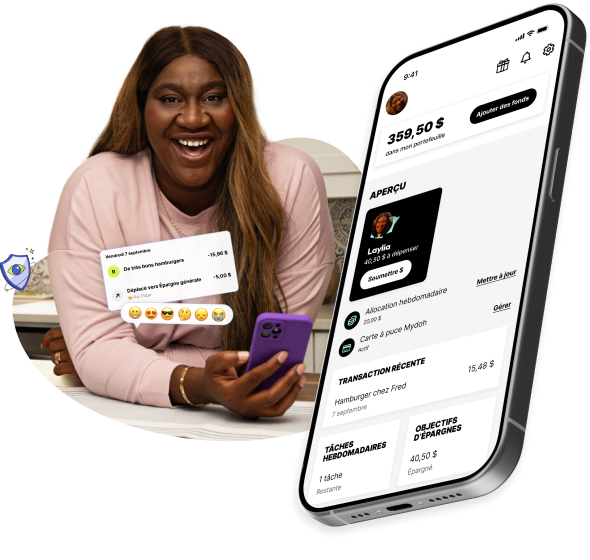 Envoyez de l’argent à vos enfants en tout temps, où que vous soyez*
