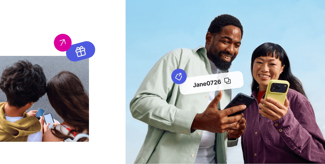 two parents view the Mydoh app